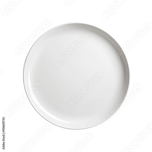 Wallpaper Mural A white plate with no food on it Torontodigital.ca
