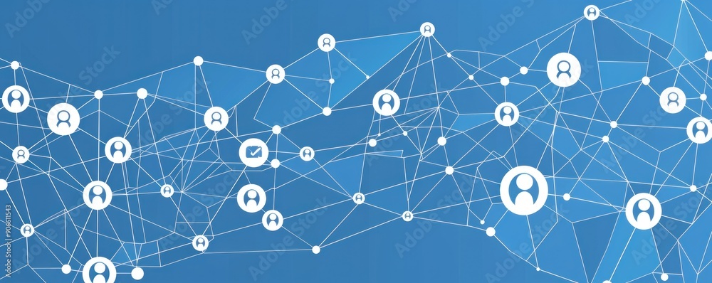 Abstract Network Connection Illustration Abstract Network Connection Illustration
