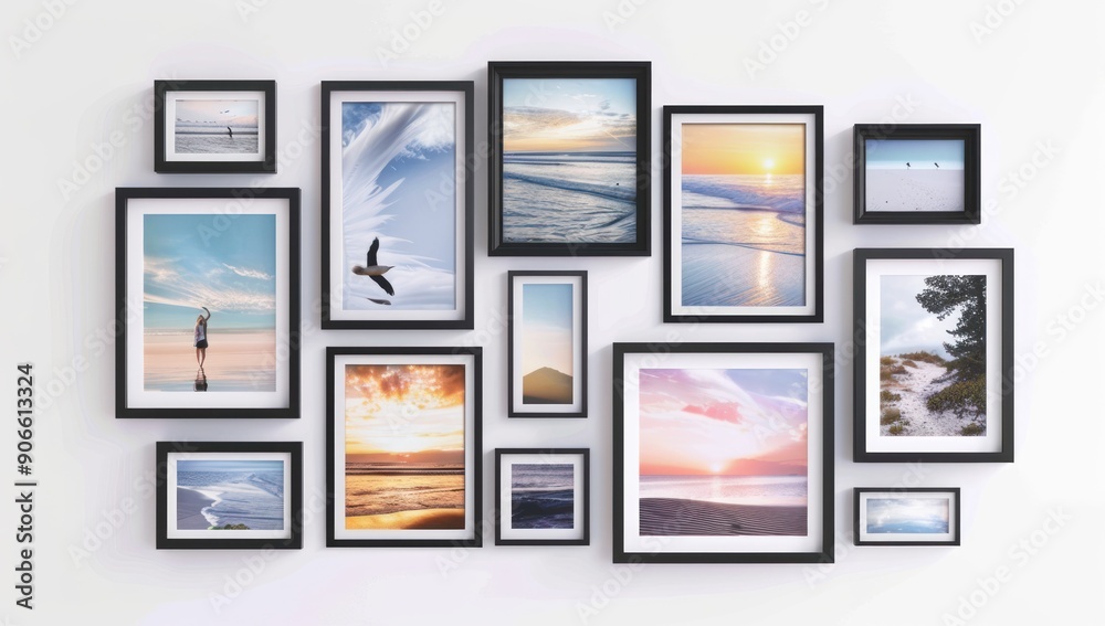 Gallery Wall of Beach and Ocean Scenes Gallery Wall of Beach and Ocean Scenes