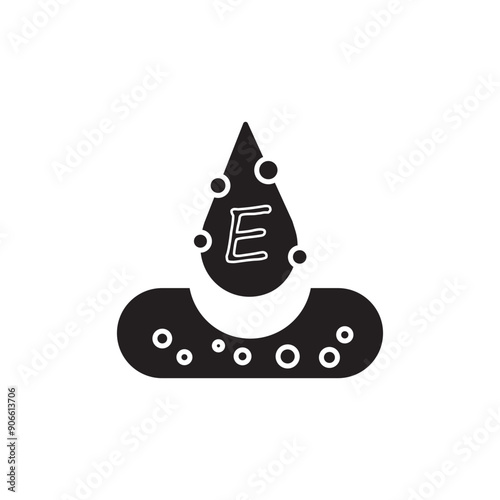 Coenzyme Q10 glyph icon 