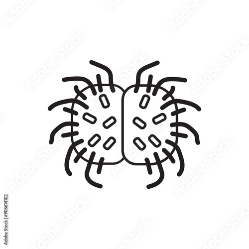 neisseria gonorrhoeae line icon 