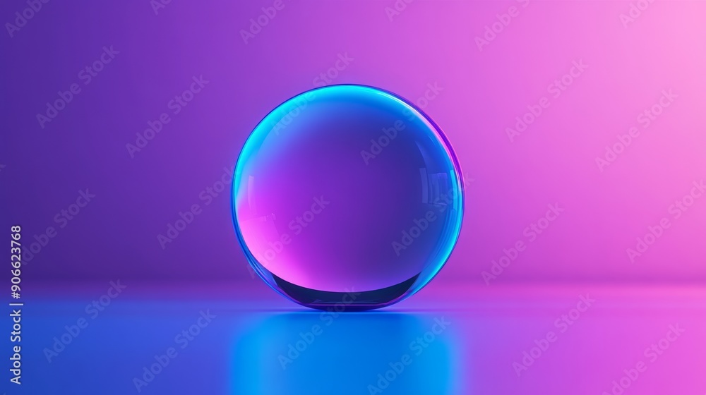 A glowing orb stands out against a vibrant purple and blue background, creating an intriguing and modern visual effect. A glowing orb stands out against a vibrant purple and blue background, creating an intriguing and modern visual effect.