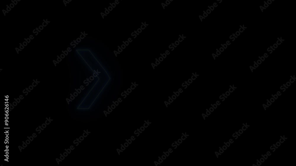 Slow motion arrow animation. And on black background.