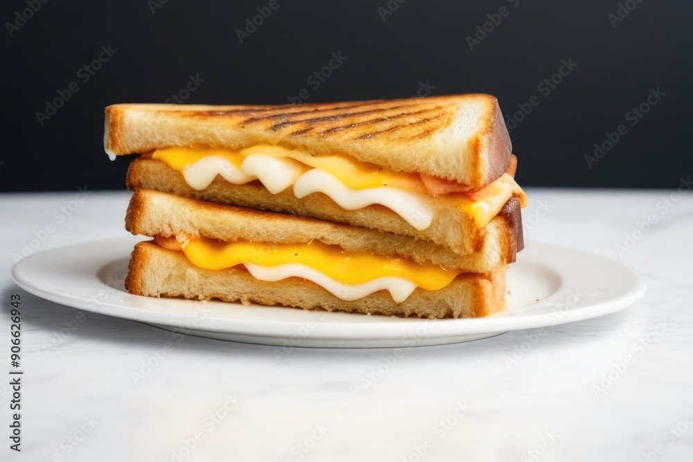 Grilled Cheese Sandwich over a blurry background Grilled Cheese Sandwich over a blurry background