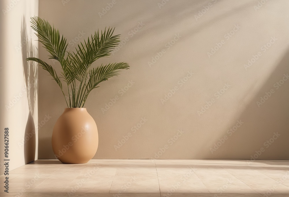 Warm Neutral Tones, Botanical Shadow Overlay, Perfect for Minimalist Design Warm Neutral Tones, Botanical Shadow Overlay, Perfect for Minimalist Design