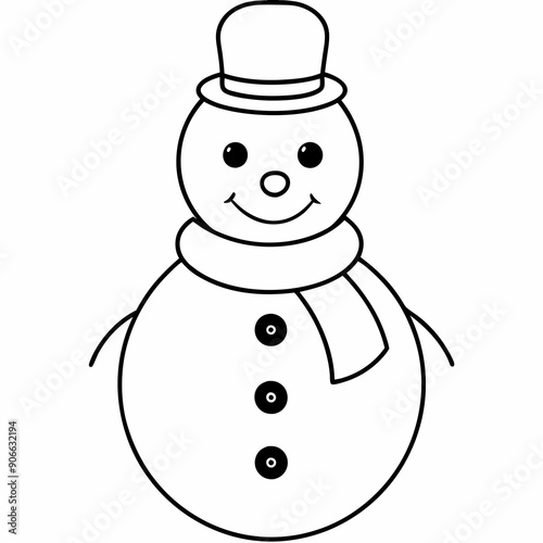 Christmas Snowmen Element Vector