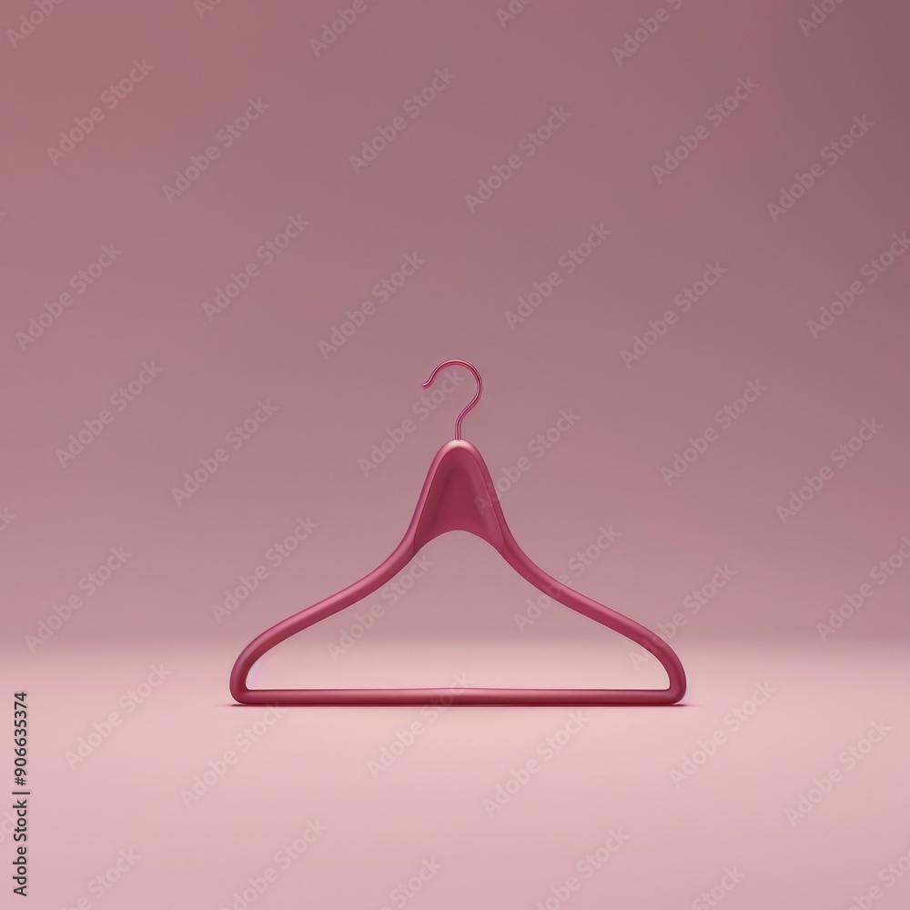 Medium shot of a Floor hanger, isolated on a solid light pastel white background, bright and vivid tonality Medium shot of a Floor hanger, isolated on a solid light pastel white background, bright and vivid tonality