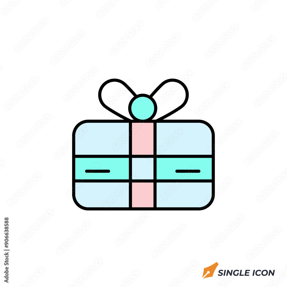 Gift Card icon vector illustration. Gift Card symbol isolated on white background