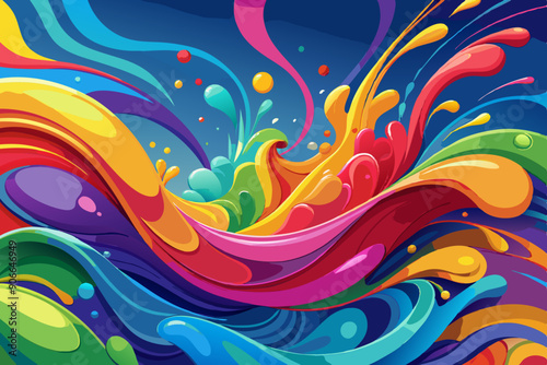 liquid color splash