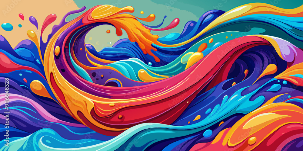 abstract background with waves abstract background with waves
