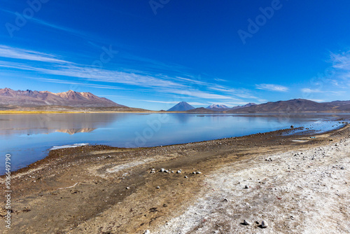 La Reserva Nacional de Salinas y Aguada Blanca. Ubicada en los departamentos peruanos de Arequipa y Moquegua, Peru.