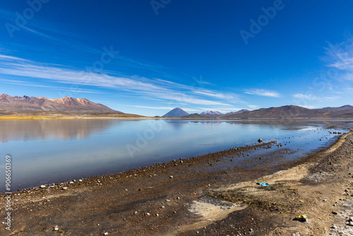 La Reserva Nacional de Salinas y Aguada Blanca. Ubicada en los departamentos peruanos de Arequipa y Moquegua, Peru.