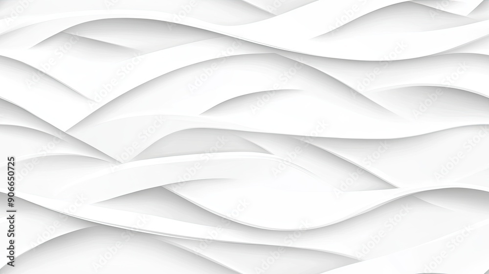 Soft, flowing white waves create an elegant and modern abstract background perfect for a variety of design projects and presentations SEAMLESS PATTERN Soft, flowing white waves create an elegant and modern abstract background perfect for a variety of design projects and presentations SEAMLESS PATTERN