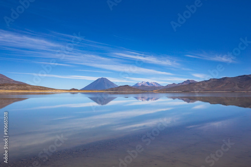 La Reserva Nacional de Salinas y Aguada Blanca. Ubicada en los departamentos peruanos de Arequipa y Moquegua, Peru.