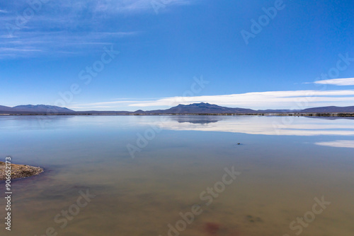 La Reserva Nacional de Salinas y Aguada Blanca. Ubicada en los departamentos peruanos de Arequipa y Moquegua, Peru.