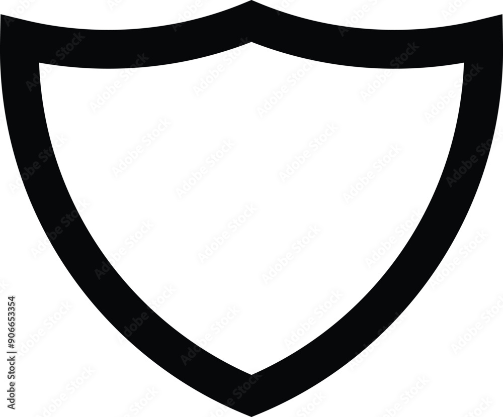 Shield icon symbol vector illustration art. Shield icon symbol vector illustration art.