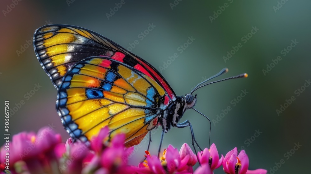 detailed view of the butterfly detailed view of the butterfly