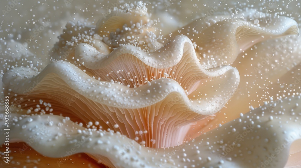 detailed view of mushrooms detailed view of mushrooms
