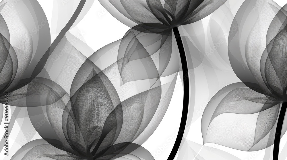 Fototapeta premium abstract tulips