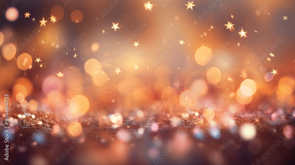Obraz premium Bokeh light effects creating a dreamy and soft background