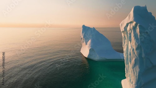 Beautiful Drone Aerial of Ferryland, Newfoundland and Labrador, Canada photo