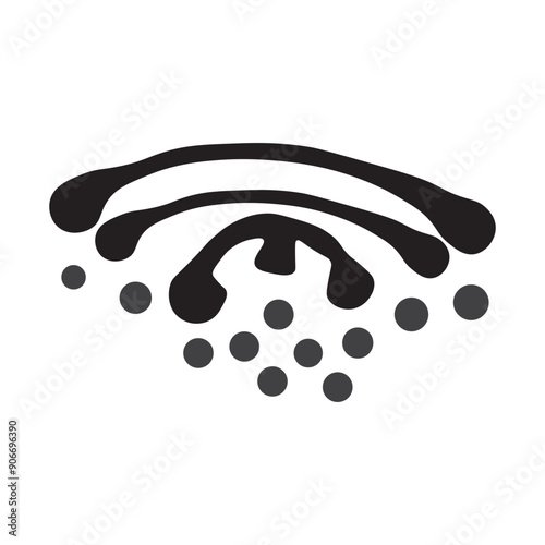 golgi apparatus glyph icon 