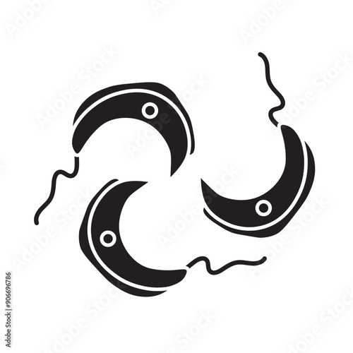 trypanosoma brucei glyph icon 