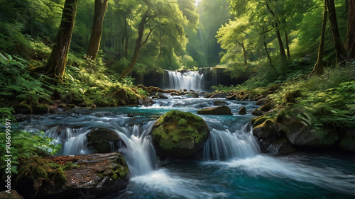 waterfall in the forest