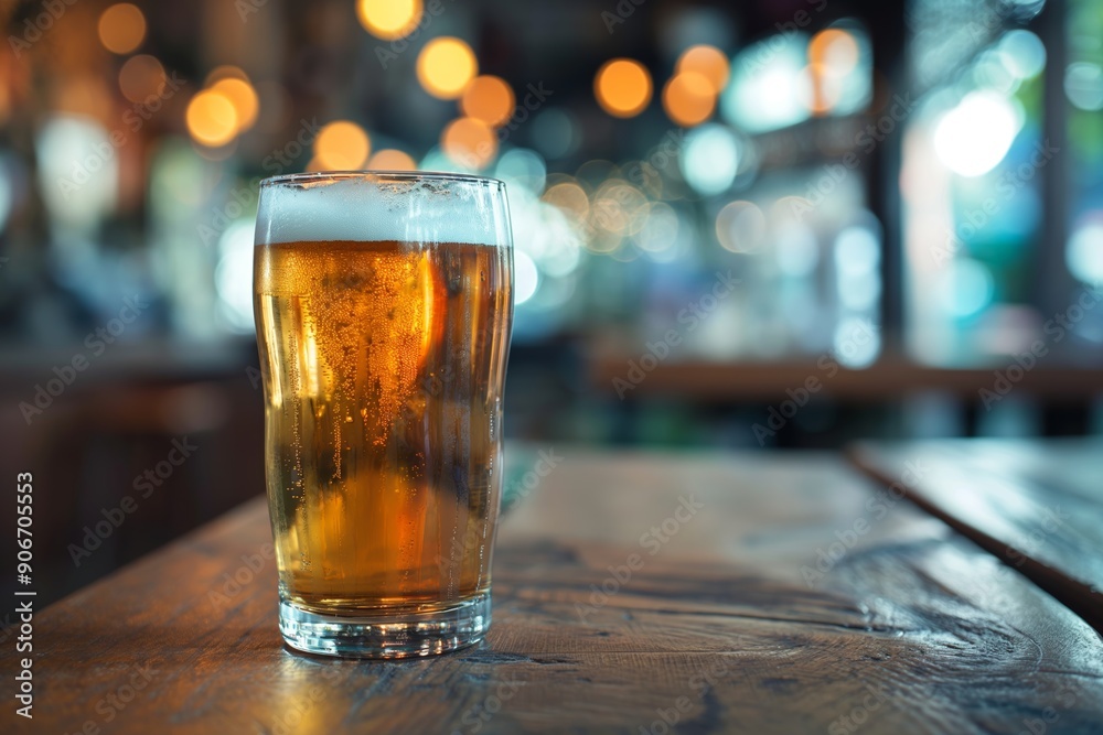 A close-up shot of a glass of beer with a frothy head in a cozy, warmly lit environment, emphasizing relaxation and social moments. A close-up shot of a glass of beer with a frothy head in a cozy, warmly lit environment, emphasizing relaxation and social moments.