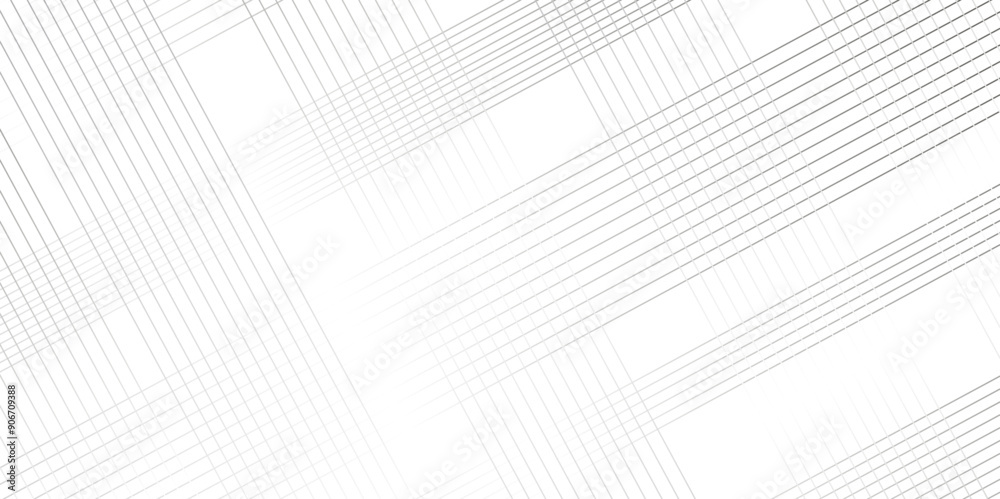 Diagonal white, gray gradient lines. endless parallel geometric wave line. White stripe paper texture, minimal vector line, diagonal stripes grid, mesh canvas seamless pattern with dashes background.
