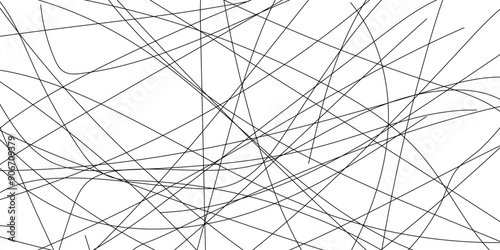 Abstract industrial Design random lines black on white background.Geometric seamless minimalist pattern with straight lines design.luxury black geometric random chaotic lines.squares and triangle line