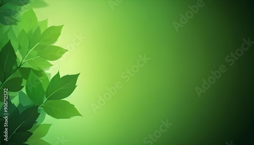 green leaves background