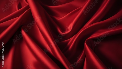 red silk background