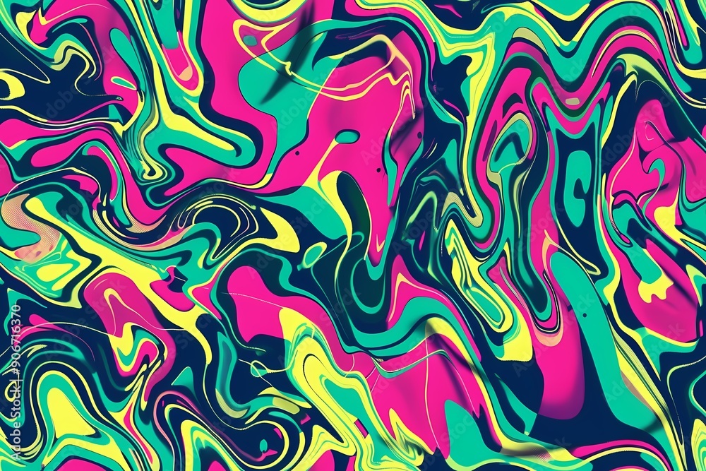 Abstract Swirling Liquid Colors Abstract Swirling Liquid Colors