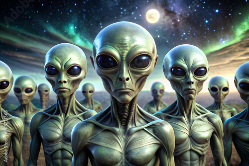 alien in space