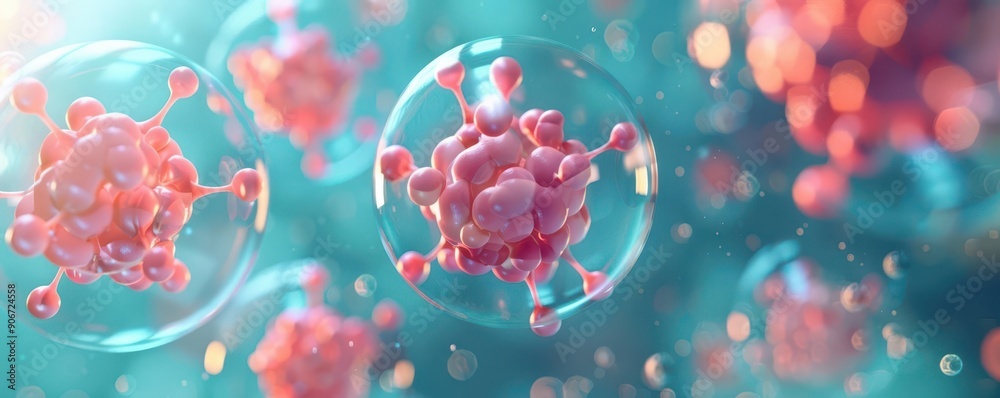 Atomic protons, fundamental atomic structure, top view, source of positive charge, robotic tone, colored pastel, uhd, copy space for text, Atomic protons, fundamental atomic structure, top view, source of positive charge, robotic tone, colored pastel, uhd, copy space for text,