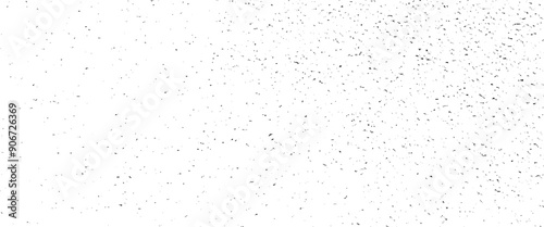 Vector dirt and dust particles on white distressed texture grunge Transparent background.