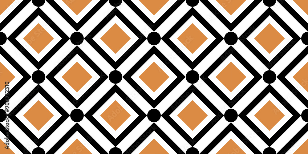 Seamless geometric rhombus pattern. Vector Illustration Seamless geometric rhombus pattern. Vector Illustration