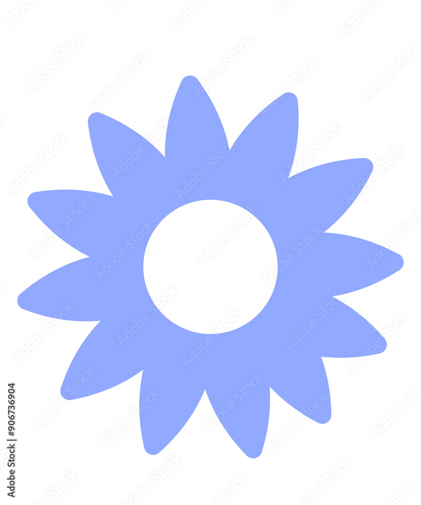 Flower clip art design on plain white transparent isolated background for card, shirt, hoodie, sweatshirt, apparel, tag, mug, icon, poster or badge Flower clip art design on plain white transparent isolated background for card, shirt, hoodie, sweatshirt, apparel, tag, mug, icon, poster or badge