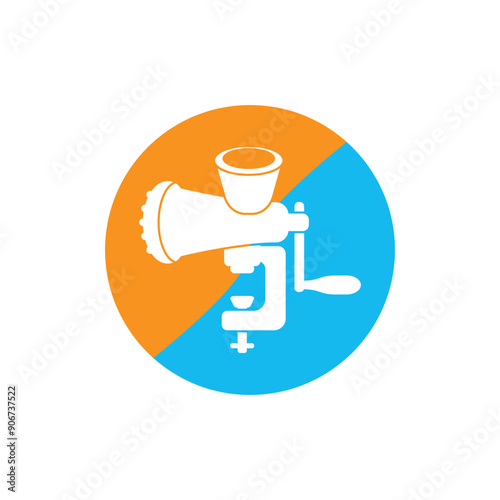 Manual Meat Grinder icon design