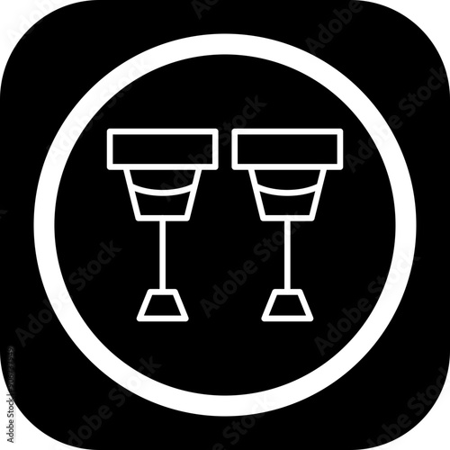Crutches Icon Design