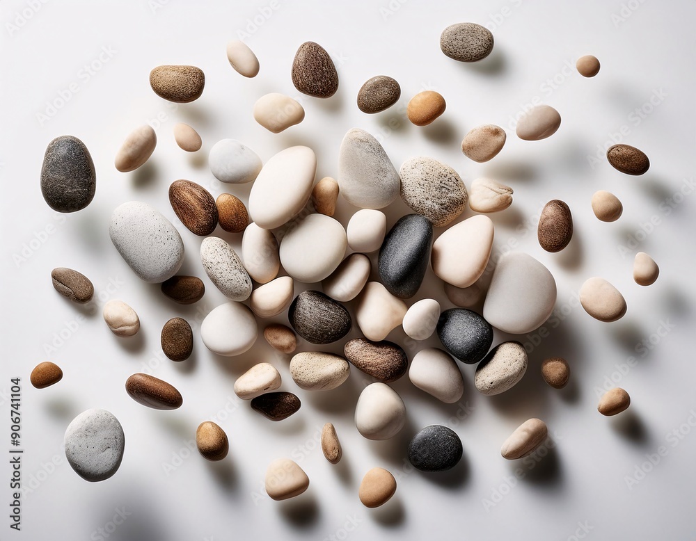 featuring a beautiful small white stone, with details that highlight the fine texture. generative ai featuring a beautiful small white stone, with details that highlight the fine texture. generative ai