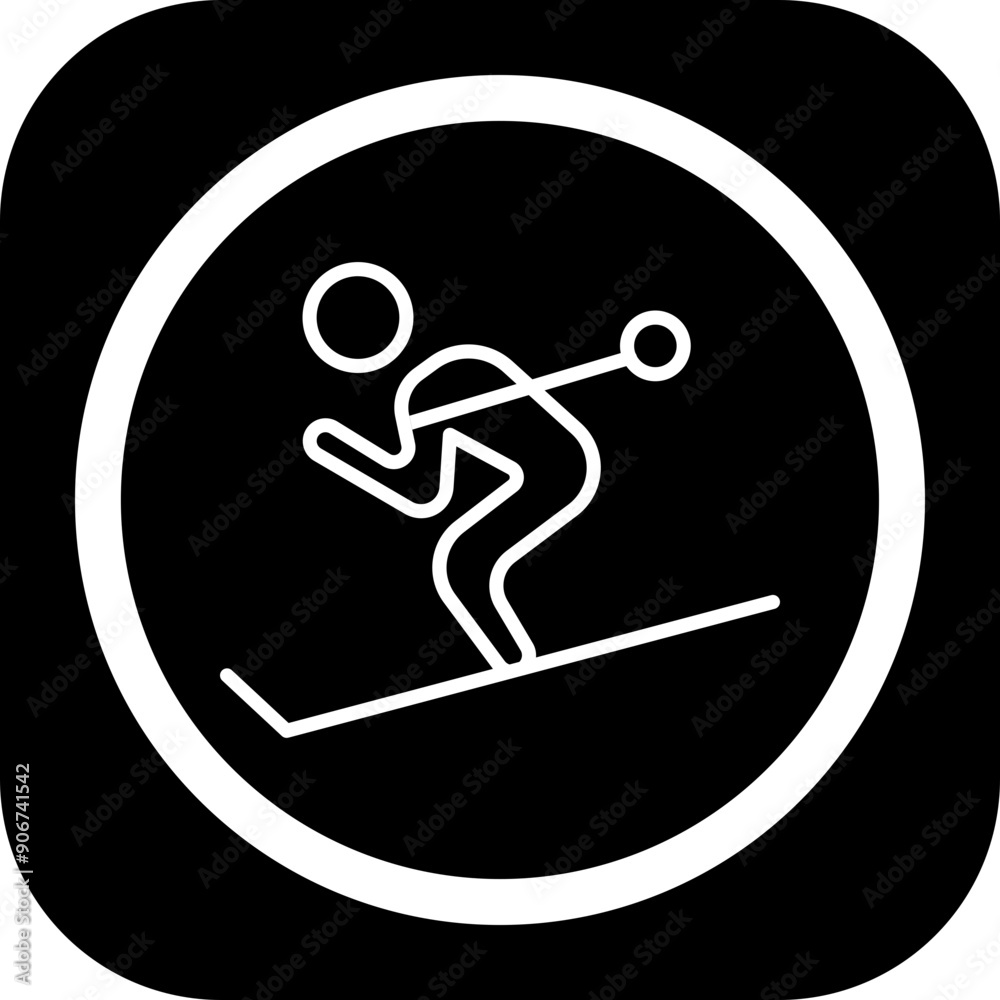 Cross cuntry Icon Design Cross cuntry Icon Design