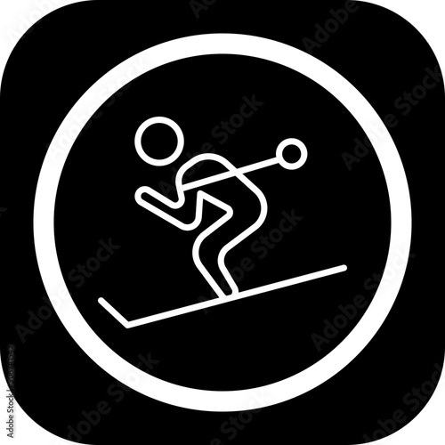 Cross cuntry Icon Design