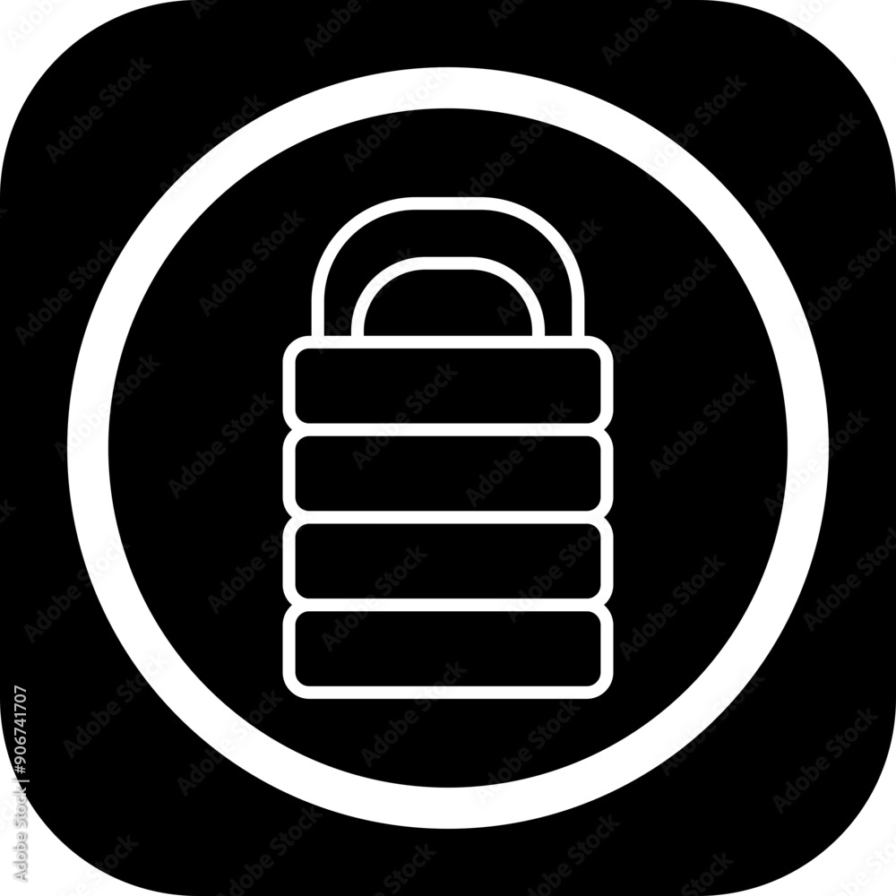 Sleeping bag Icon Design Sleeping bag Icon Design