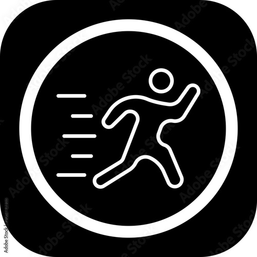 Running Icon Design