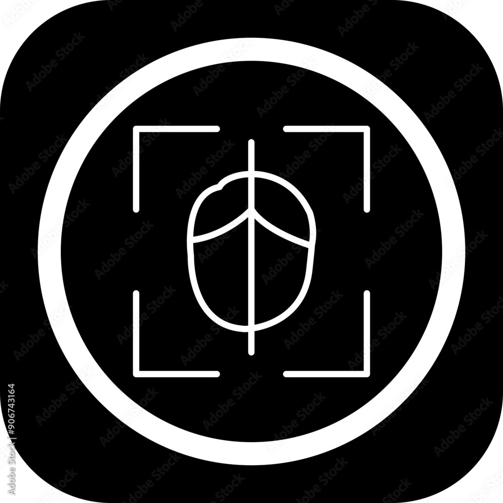 Face Scan Icon Design Face Scan Icon Design