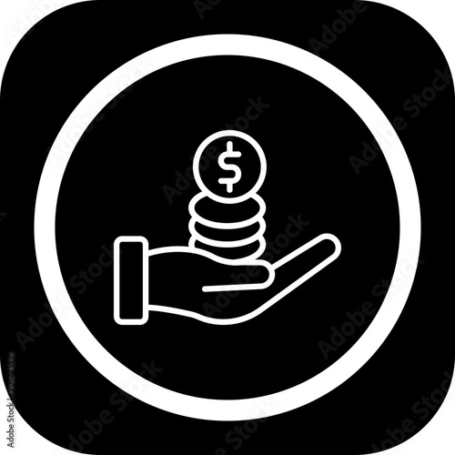 Give Money Icon Design