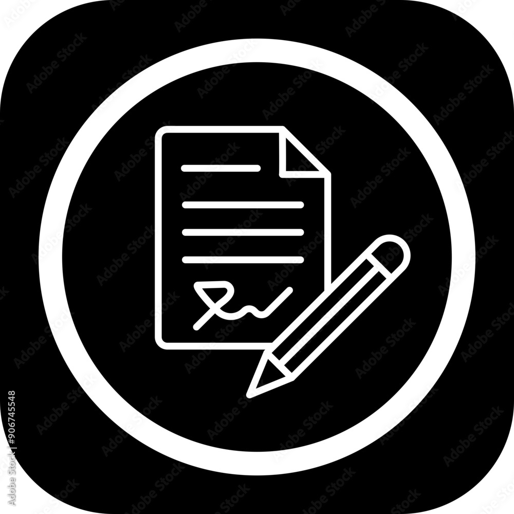 Signature Icon Design Signature Icon Design