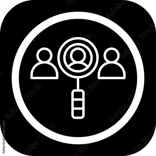 Search Employee Icon Design